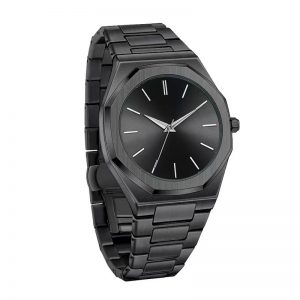 Luxury Watch Men's Watch Gold Arabic Numerals Shell Large Dial Quartz Business Watch Personalized Steel Band Clock Delivery Box
