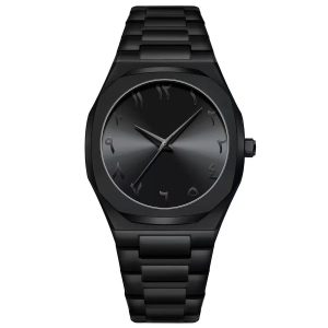 Luxury Watch Men's Watch Gold Arabic Numerals Shell Large Dial Quartz Business Watch Personalized Steel