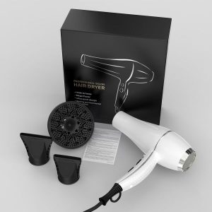 Sèche-cheveux Ionique Professionnel à vaccage Rapide, Outils de Coiffure pour Salon de Coiffure, Soins Capillaires, 220 tr/min