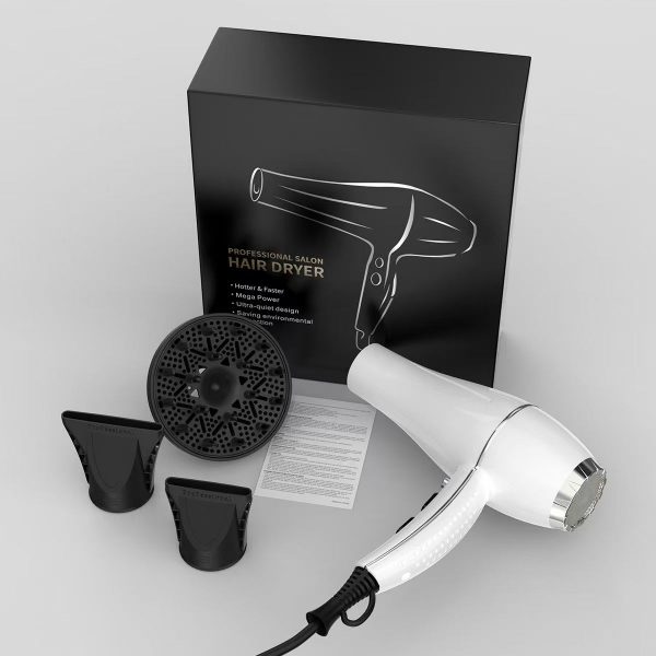 Sèche-cheveux Ionique Professionnel à vaccage Rapide, Outils de Coiffure pour Salon de Coiffure, Soins Capillaires, 220 tr/min