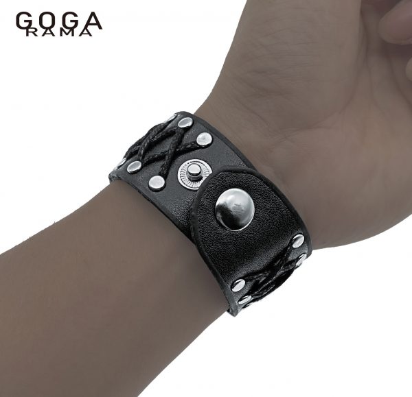 GOGARAMA Nightmare Before Christmas Numerals Button Leather Strap Skull Quartz Punk Wrist Watch for Men&Women Birthday Christmas Halloween Good Gifts - Image 8